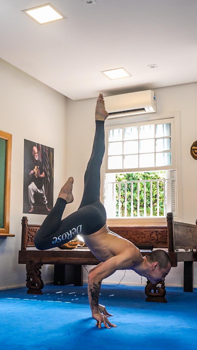 Thiago Teramae em prática avançada